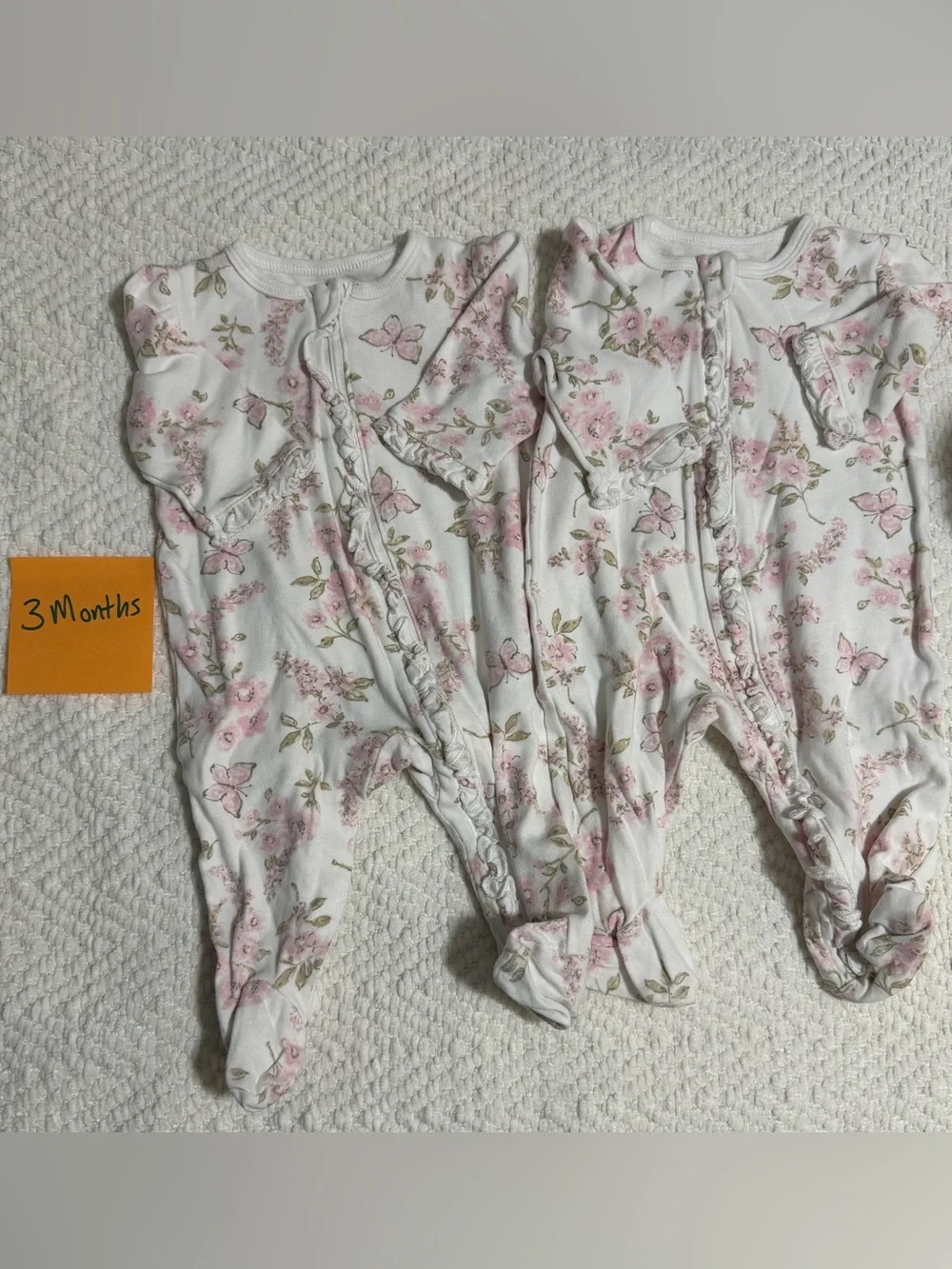Newborn-3 month twin girl sets